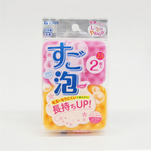 すご泡Ｎｅｏミニソフトスポンジ　２個入