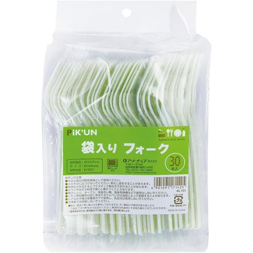 使い捨てフォーク　個包装１６ｃｍ　３０本入