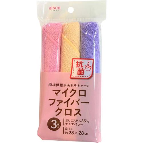 抗菌　マイクロファイバークロス　３枚入