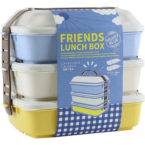 フレンズランチ　３段セット　行楽　大型弁当箱