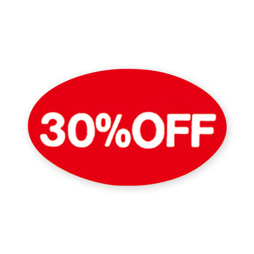 タックラベルＮｏ．３５１３０％ＯＦＦ３１２片１０