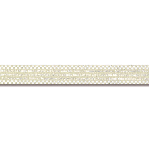 柄セロテープ　１５×２５　チェッカー　１０巻