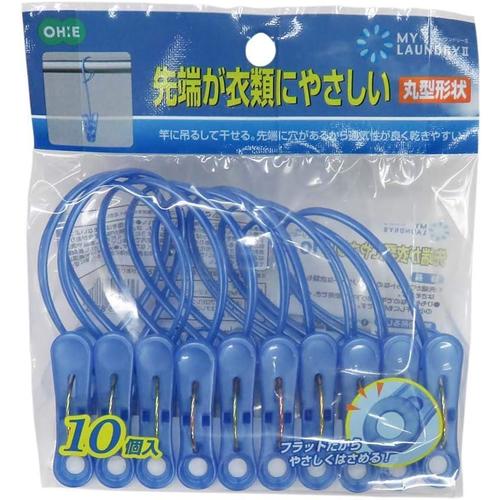 ひも付ランジェリーピンチ　１０個入り　５セット