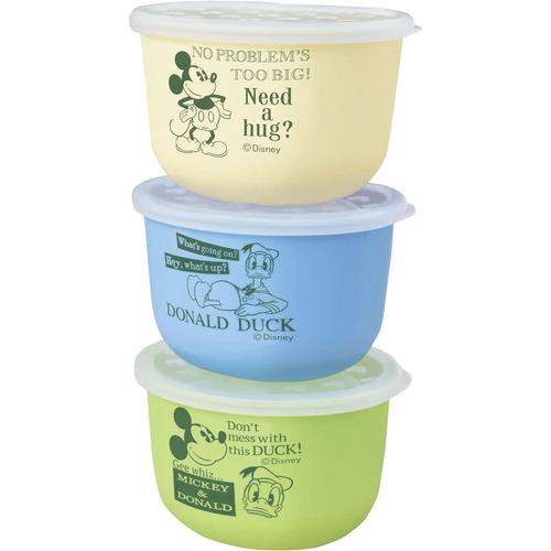 ミッキーマウス　離乳食保存ケース　３セット