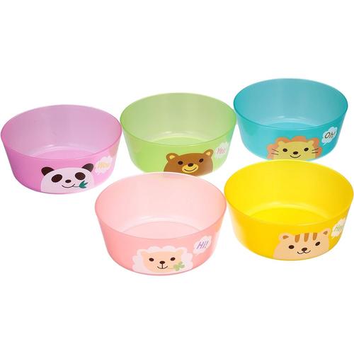 子供用食器パーティボウル　アニマル　５柄入２セット