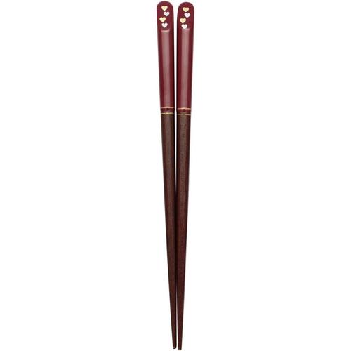箸　金座　ハートな気分　１８ｃｍ　２セット