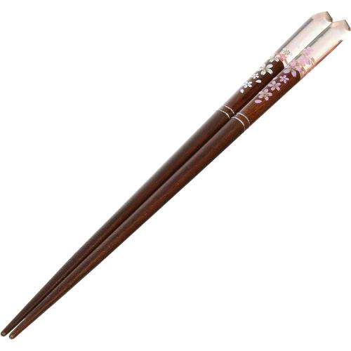 食洗箸　アクリア桜色　２１ｃｍ　２セット