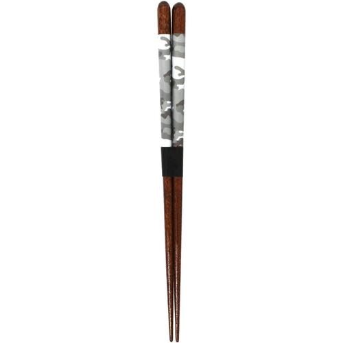 食洗箸　ワイルドサファリグレー　２１ｃｍ　３セット