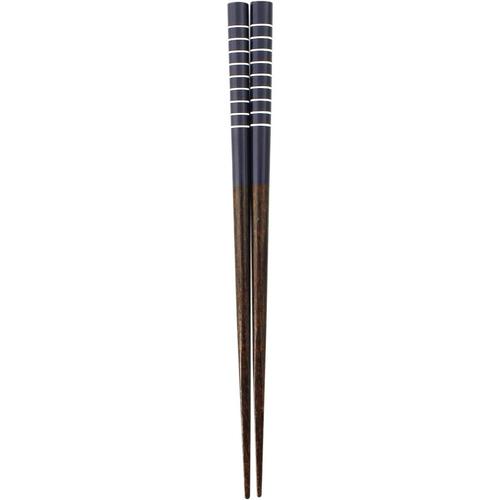 箸　ランチタイム　白ライン　１８ｃｍ　４セット