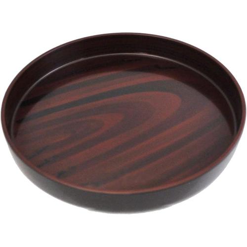 丸盆　平安杢　３０ｃｍ