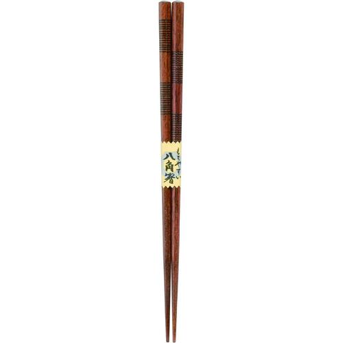 食洗箸　八角　糸車　黒　３セット