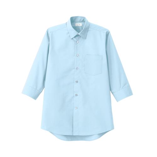メンズ七分袖シャツＦＢ５０４２Ｍサックス４Ｌ