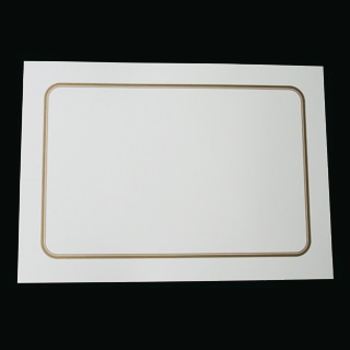 賞状用紙 B4ワイド 金枠 RG