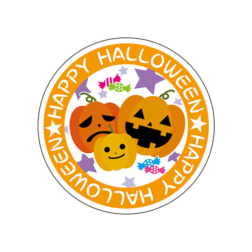 食品表示ラベル　シールＨＡＬＬＯＷＥＥＮ　３セット
