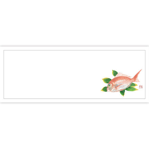 高級和紙おてもとマット　鯛　３セット