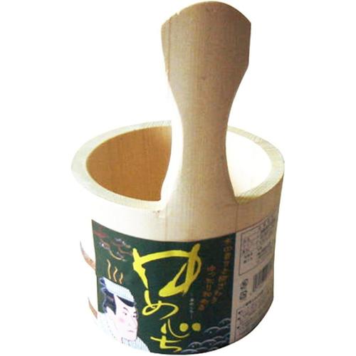 天然木　湯桶　手付湯桶