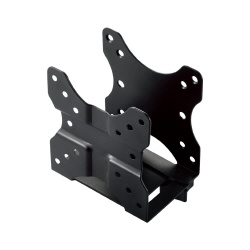 ＣＰＵホルダー　ＶＥＳＡ対応　耐荷重５ｋｇ　黒