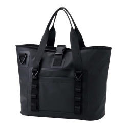 防水トートバッグ　手提げ　肩掛け　２３Ｌ　ブラック