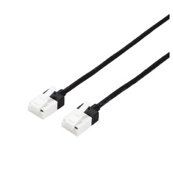 ＬＡＮケーブル　ＣＡＴ６Ａ　２ｍ　爪折れ防止　黒