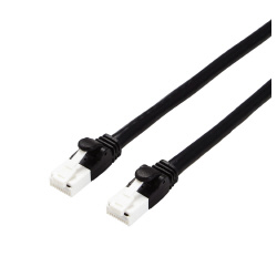 ＬＡＮケーブルＣＡＴ６Ａ準拠　２ｍ　爪折れ防止　黒