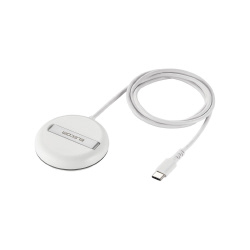 ワイヤレス充電器　Ｑｉ２対応　マグネット　ホワイト