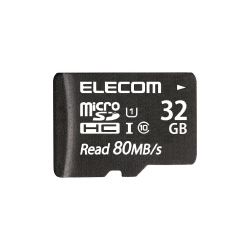 ｍｉｃｒｏＳＤＨＣカード　３２ＧＢ　防水　黒