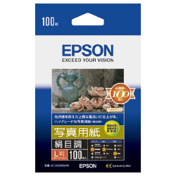 写真用紙＜絹目調＞　（Ｌ判／１００枚）