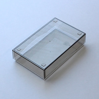 名刺ﾌﾟﾗ箱 薄口4号P(ｸﾘｱﾌﾞﾗｳﾝ)