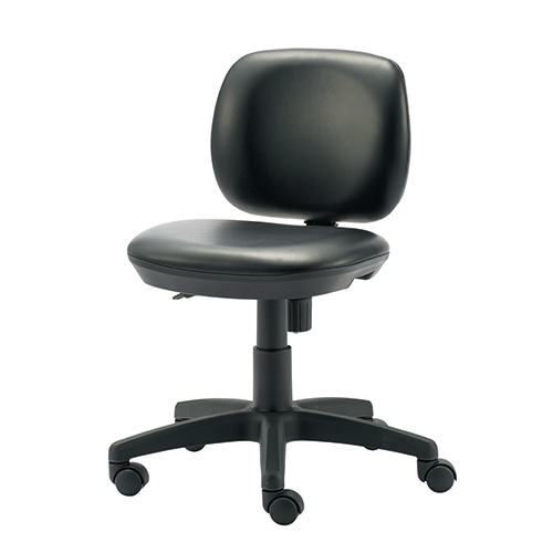 事務イス KC-JF62NL ブラック レザー張り