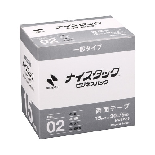 ナイスタックビジネスパック１５ｍｍ×３０ｍ　５巻