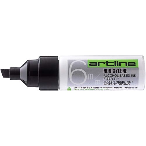 油性マーカー　アートライン　角６　黒