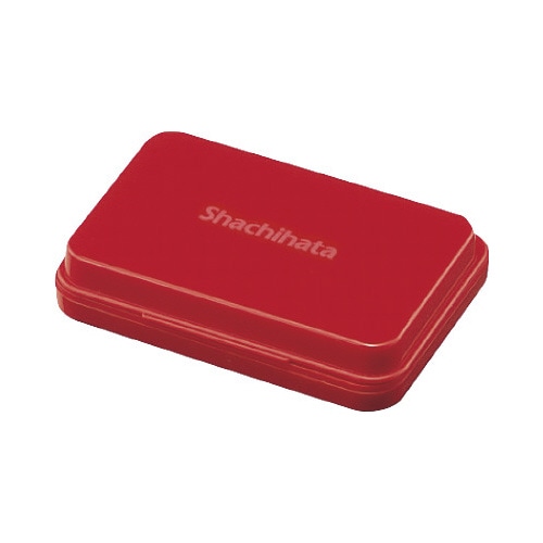 シヤチハタスタンプ台（油性顔料）　小形　赤