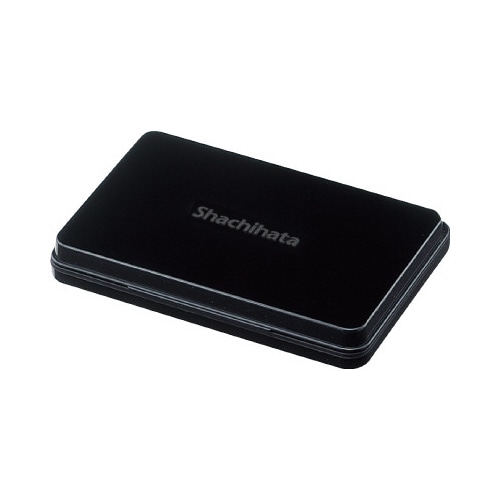 シヤチハタスタンプ台（油性顔料）　大形　黒