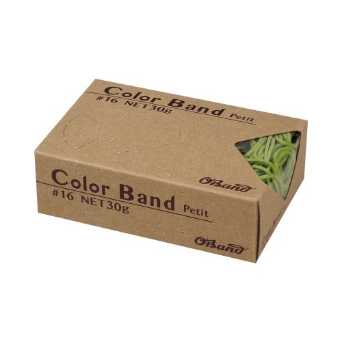 オーバンド　カラープチ３０ｇ箱　ライトグリーン