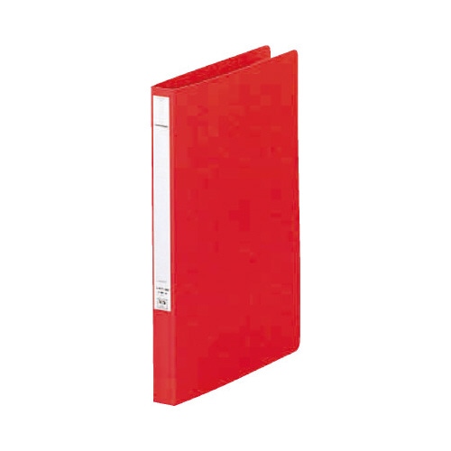 パンチレスファイル厚とじ　赤Ａ４縦　４０冊