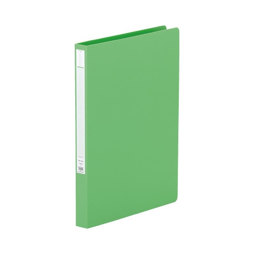 パンチレスファイル厚とじ　黄緑Ａ４縦背幅２５ｍｍ