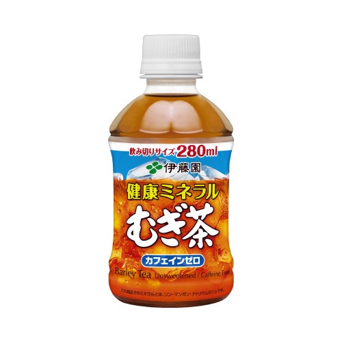 健康ミネラルむぎ茶　２８０ｍｌ　２４本※