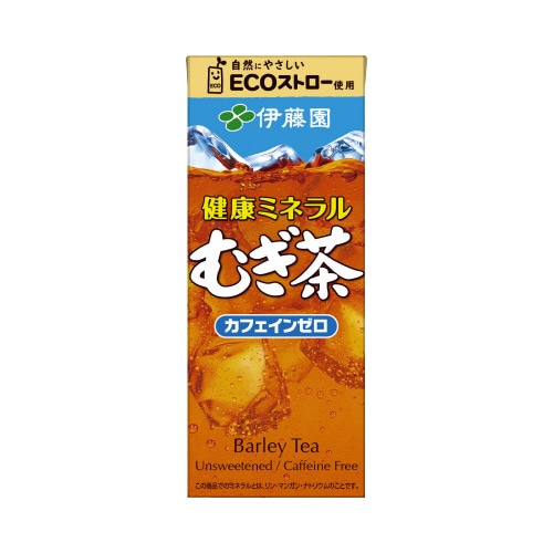 健康ミネラルむぎ茶（紙パック）　２５０ｍｌ　２４本※