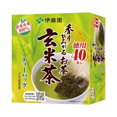 香りひろがるお茶玄米茶ティーバッグ４０袋※