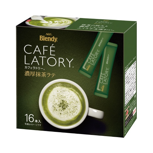 カフェラトリー濃厚抹茶ラテ　１６本※