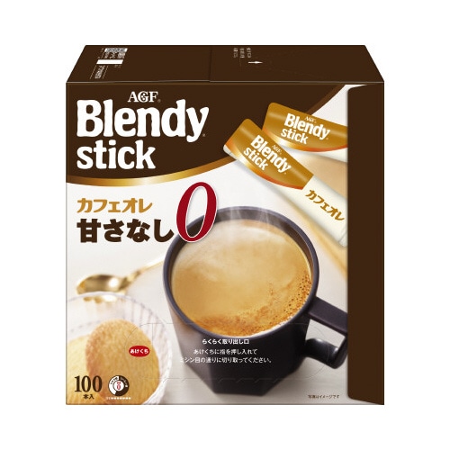 ブレンディスティックカフェオレ甘さなし１００本※