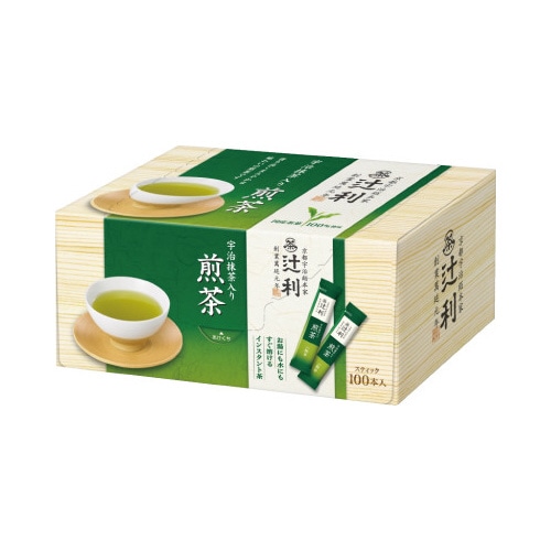 辻利　宇治抹茶入り煎茶　スティック　１００本※