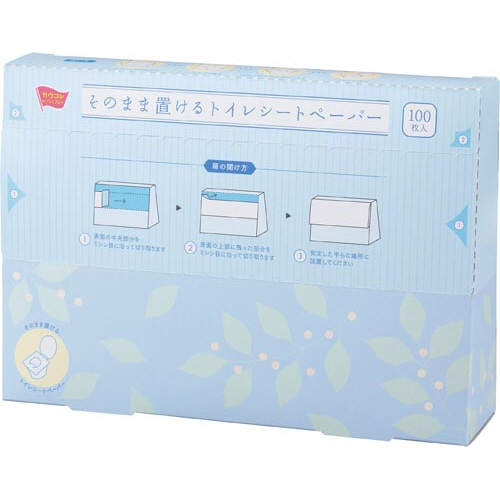 そのまま置けるトイレシートペーパー　１００枚入