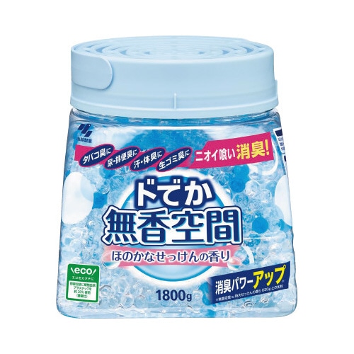 ドでか無香空間　ほのかなせっけん　本体　１８００ｇ