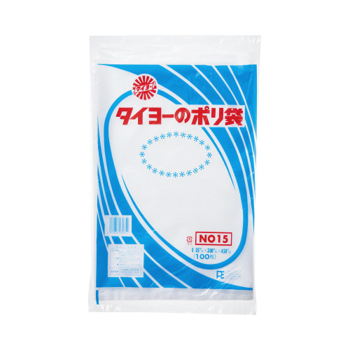 規格袋　０．０５ｍｍ厚　１５号　１００枚