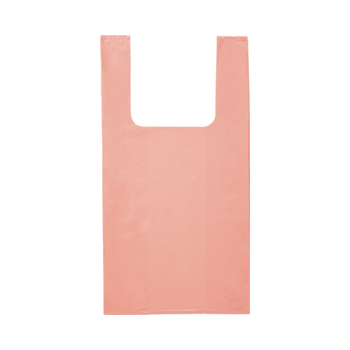 カラーレジ袋Ｍサイズ厚み０．０２　ピンク　２０枚