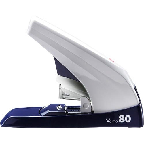 バイモ８０　８０枚とじフラットホッチキス　ホワイト