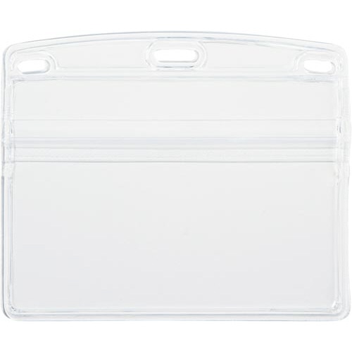 名札用ケース　ヨコ特大チャック付　１０個