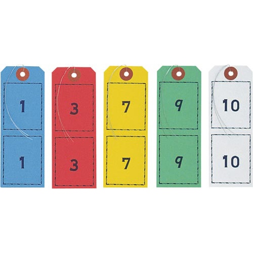 連番荷札　５色込　５００枚入