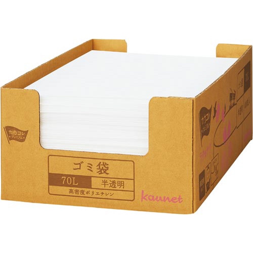 箱入り増量高密度ゴミ袋　７０Ｌ　４００枚